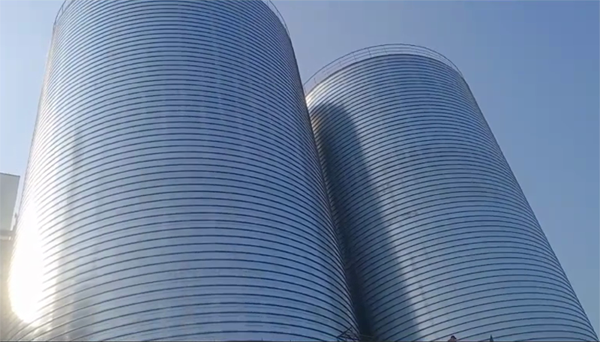 源汇2座混凝土高架卷板仓